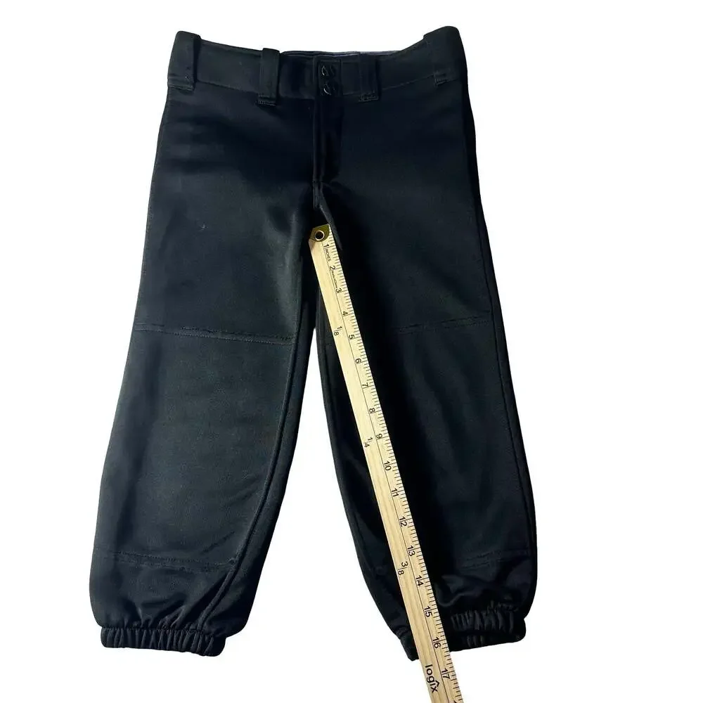 RIP-IT Youth Softball Padded Sliding Pants Black Elastic Youth Large